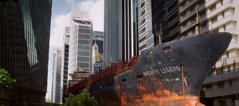 021 Ship in City